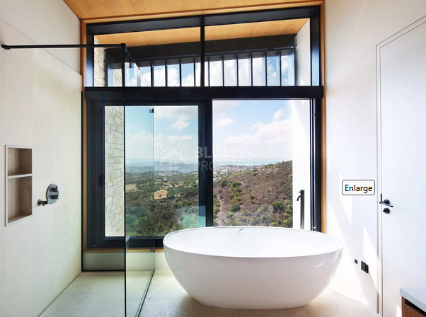 For sale, Luxury Modern three bedroom Villa for Sale in Tsada, Paphos with Panoramic Sea & Mountain Views