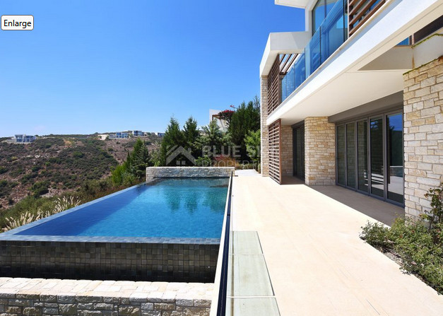 For sale , Luxury Hillside Villa for Sale in Tsada three Bedroom Modern Home with Pool & Panoramic View