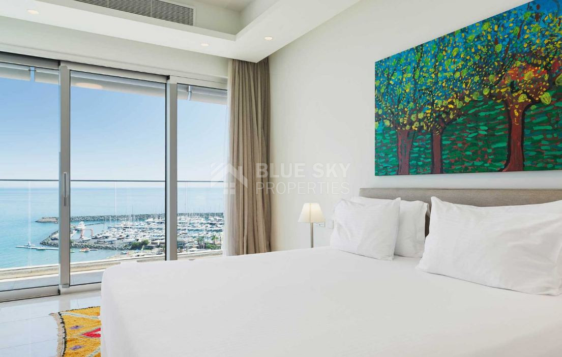 For rent Luxury Three-Bedroom Seafront Apartment | Panoramic Views & Premium Amenities