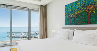 For rent Luxury Three-Bedroom Seafront Apartment | Panoramic Views & Premium Amenities