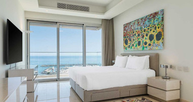 For rent Luxury Three-Bedroom Seafront Apartment | Panoramic Views & Premium Amenities