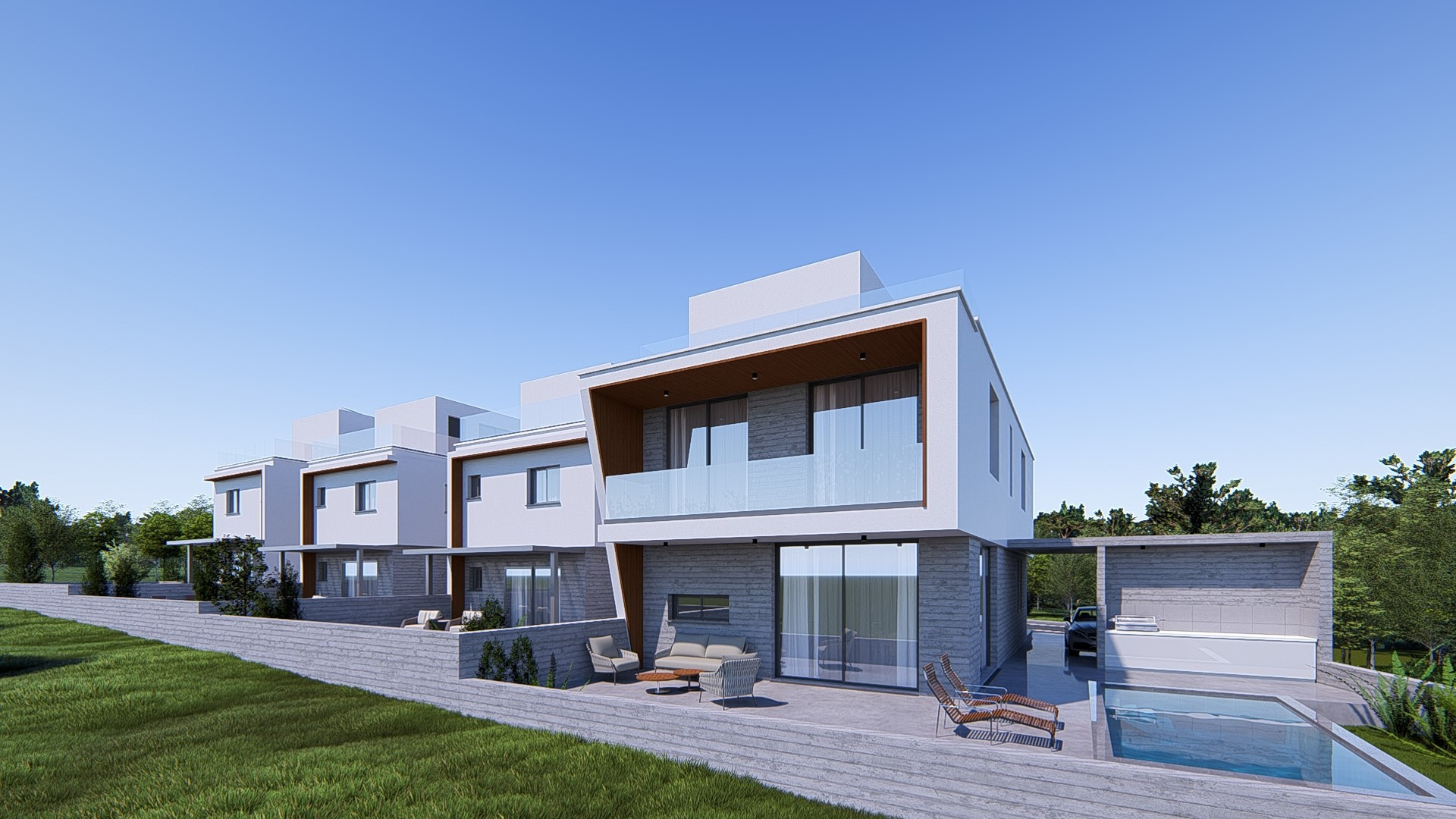 villa de 3 chambres 185 m² Agia Marinouda, Chypre