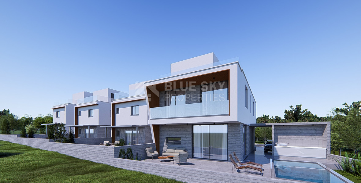 Spacious Three-Bedroom Detached Villas for Sale in Paphos, Yeroskipou Community