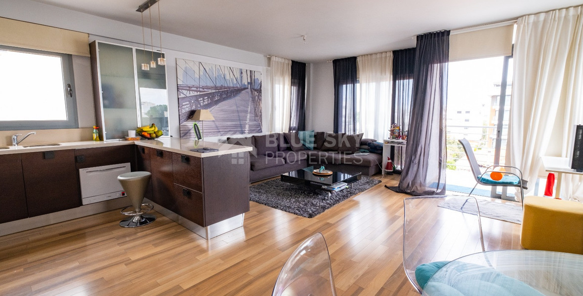 Stylish Two-Bedroom for Rent in the Heart of Limassol City Centre: Including Utilities and Common Expenses