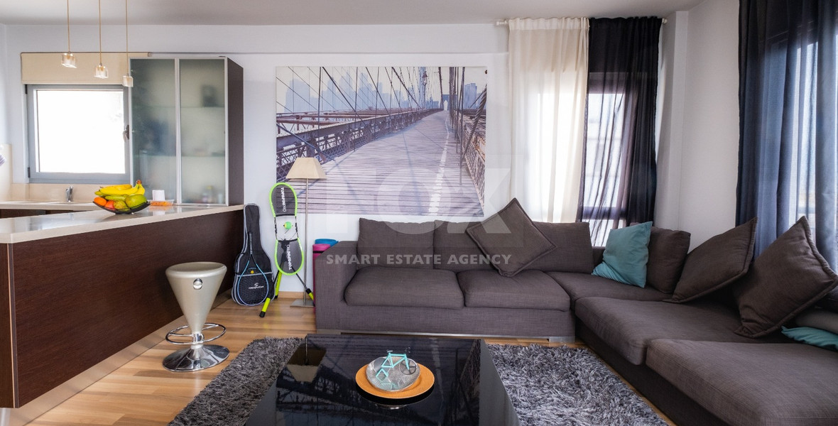 Stylish Two-Bedroom for Rent in the Heart of Limassol City Centre: Including Utilities and Common Expenses