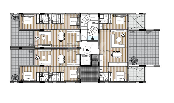 Luxury Top-Floor 2-Bedroom Apartment with Private Roof Garden For Sale in Agios Athanasios