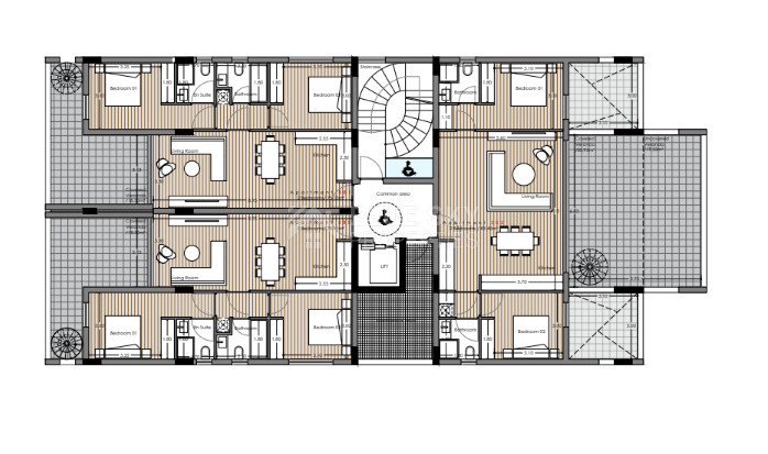 Exclusive Top-Floor 2-Bedroom Apartment with Expansive Roof Garden For Sale in Agios Athanasios