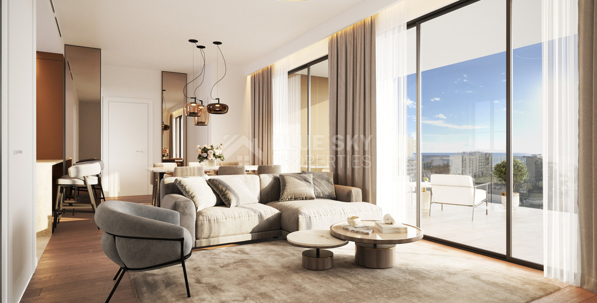 Stylish Three-Bed Apartment Near Seafront in Limassol – Walking distance  to the Beach