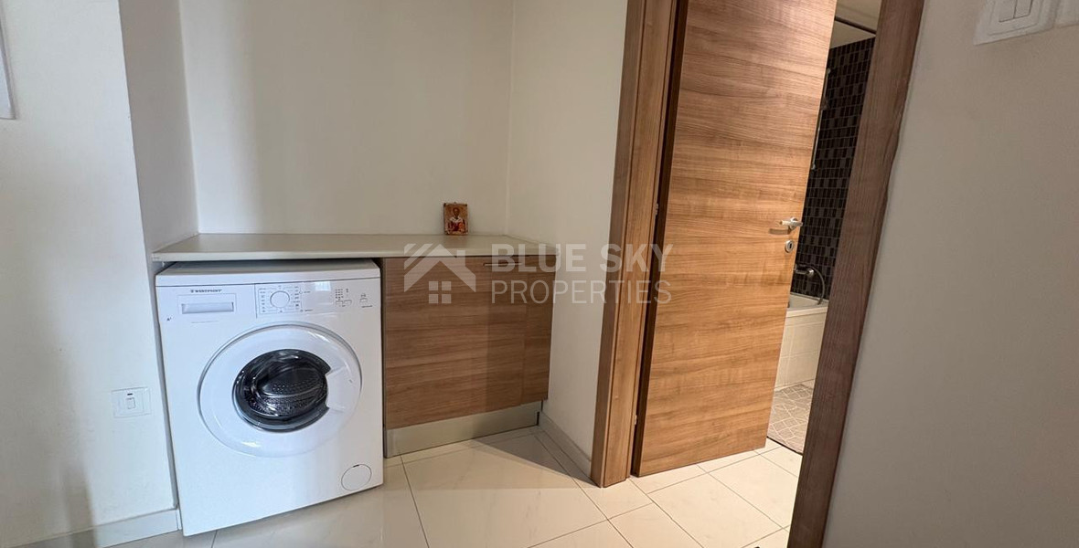 Stylish 1-Bedroom Seafront Apartment for Rent – Agios Tychonas Tourist Area