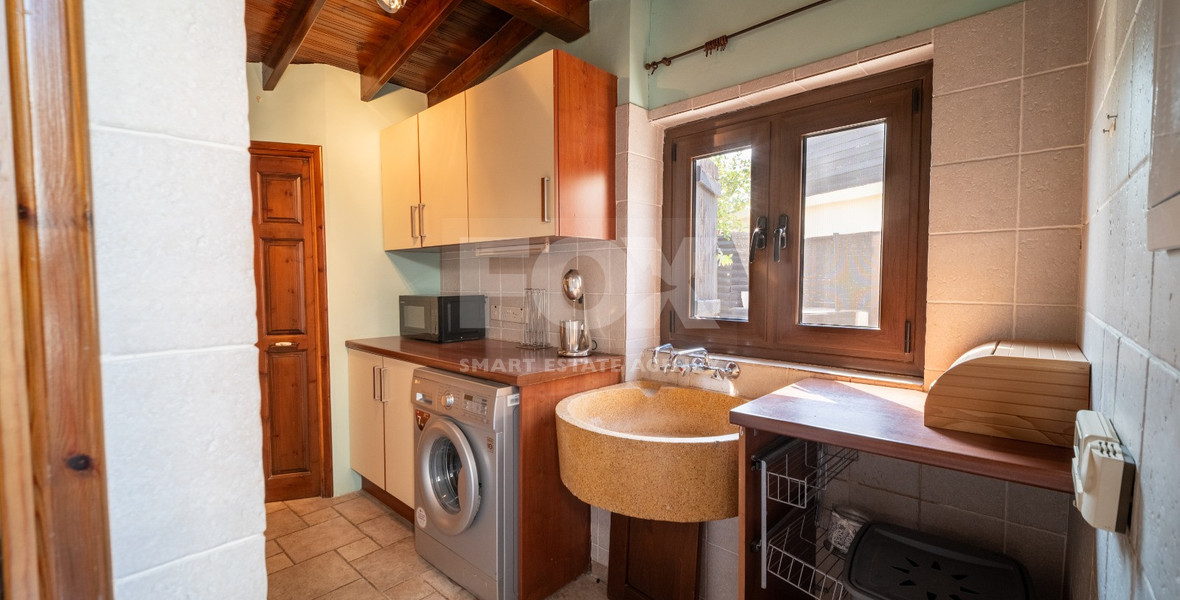 Renovated Three-Bedroom Semi-Detached House for Sale in Monagroulli: Ideal for Holiday Home or Income-Generating Airbnb
