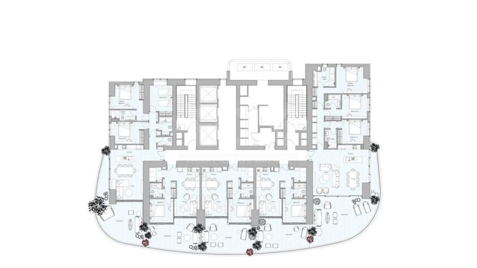 Elegant Seafront Living in Limassol – Investment Opportunity: Complete 5th Floor Residential Package for Sale in Limassol
