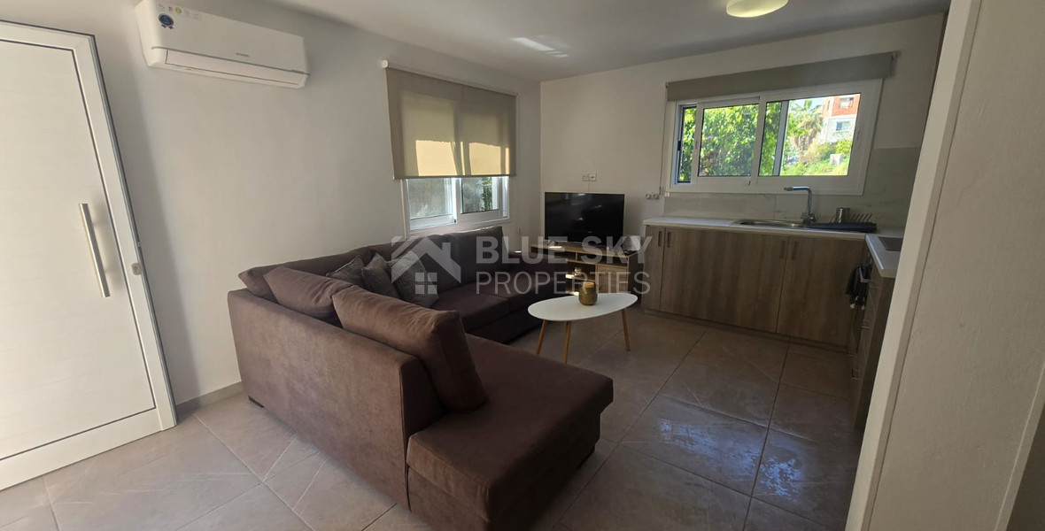 One-Bedroom Fully Renovated Apartment for Rent in Mesa Geitonia: Incl. Internet & Common Expenses