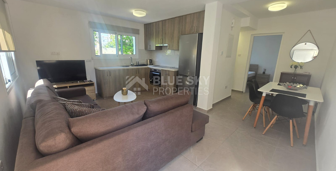 One-Bedroom Fully Renovated Apartment for Rent in Mesa Geitonia: Incl. Internet & Common Expenses