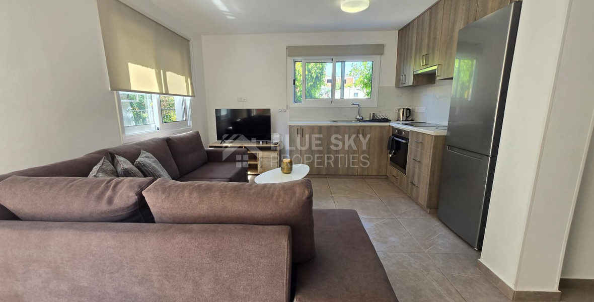 One-Bedroom Fully Renovated Apartment for Rent in Mesa Geitonia: Incl. Internet & Common Expenses