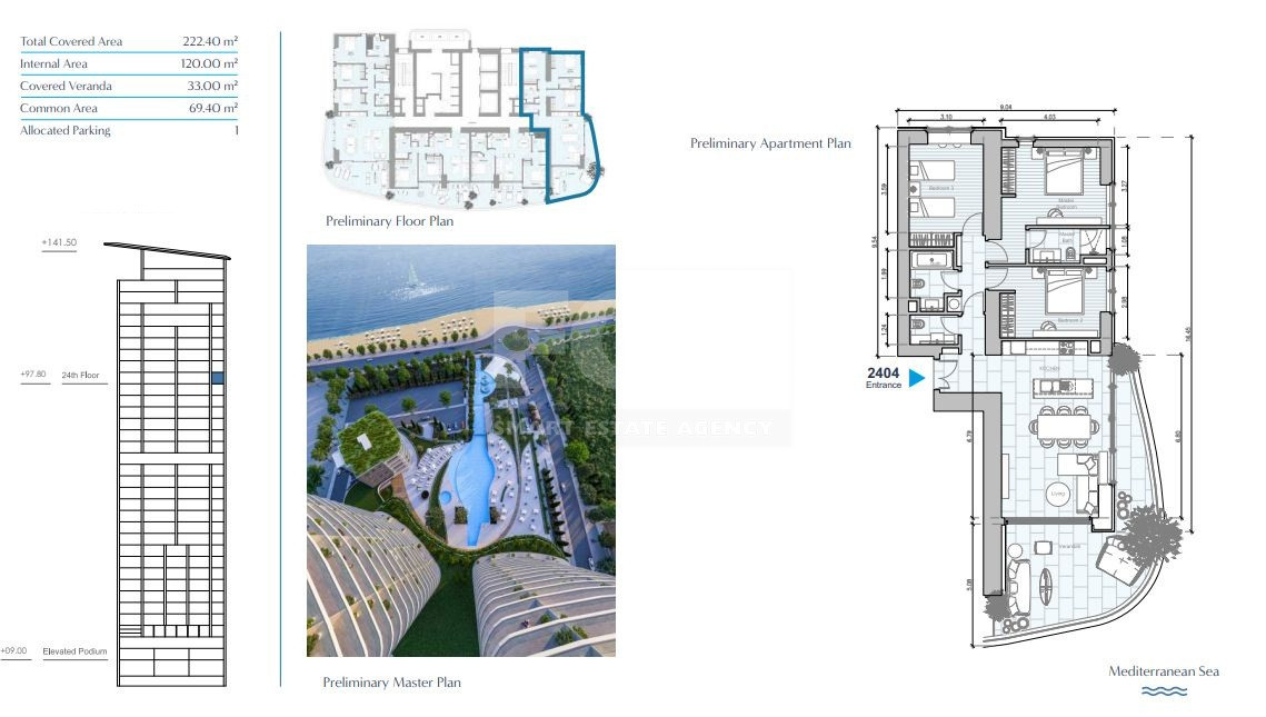 Luxury Three Bedroom Beachfront Apartment for Sale in Limassol Marina | Top Cyprus Real Estate Investment