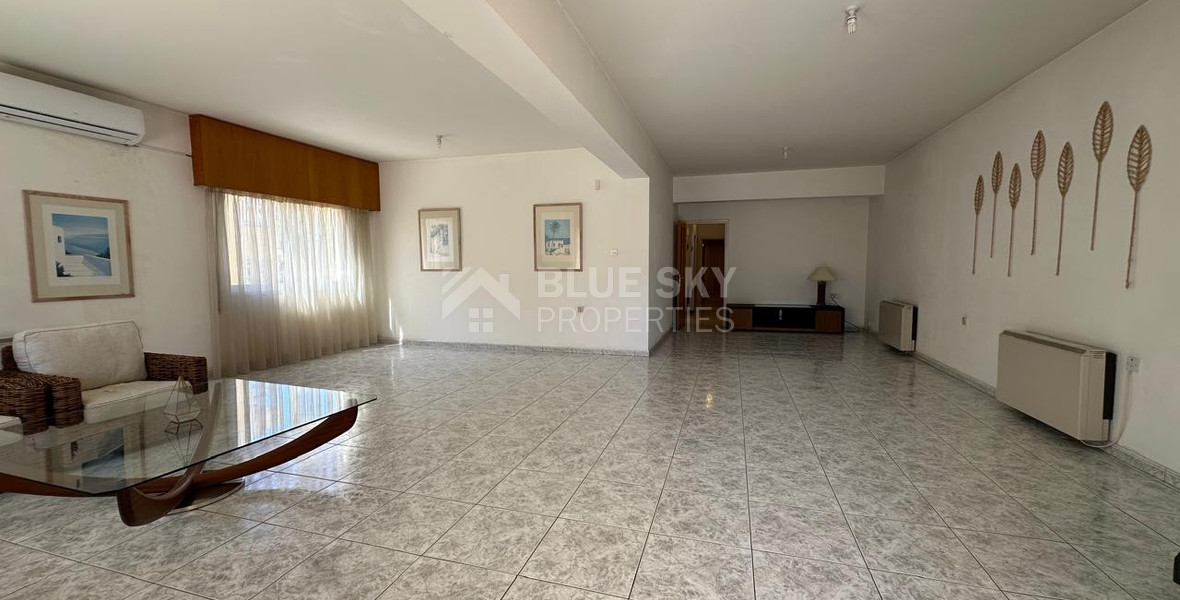 For Rent: Spacious Three-Bedroom Apartment in Tsireio, Limassol – Ideal Location & Comfort