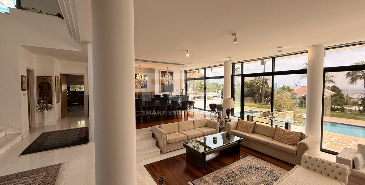 SALE: VILLA FOR SALE IN THE PRESTIGIOUS AREA OF GERMASOGIA OFFERING BEAUTIFUL SEA VIEWS WITH ELECTRIC DRIVE IN ENTRY.