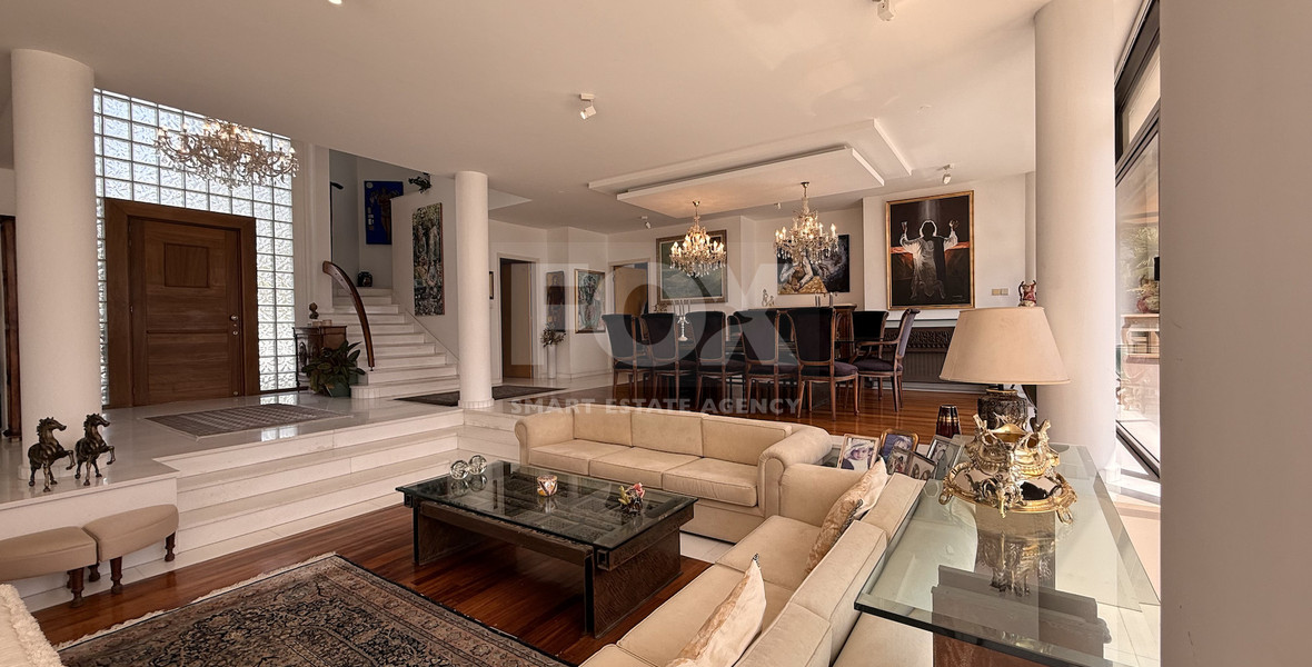 SALE: VILLA FOR SALE IN THE PRESTIGIOUS AREA OF GERMASOGIA OFFERING BEAUTIFUL SEA VIEWS WITH ELECTRIC DRIVE IN ENTRY.