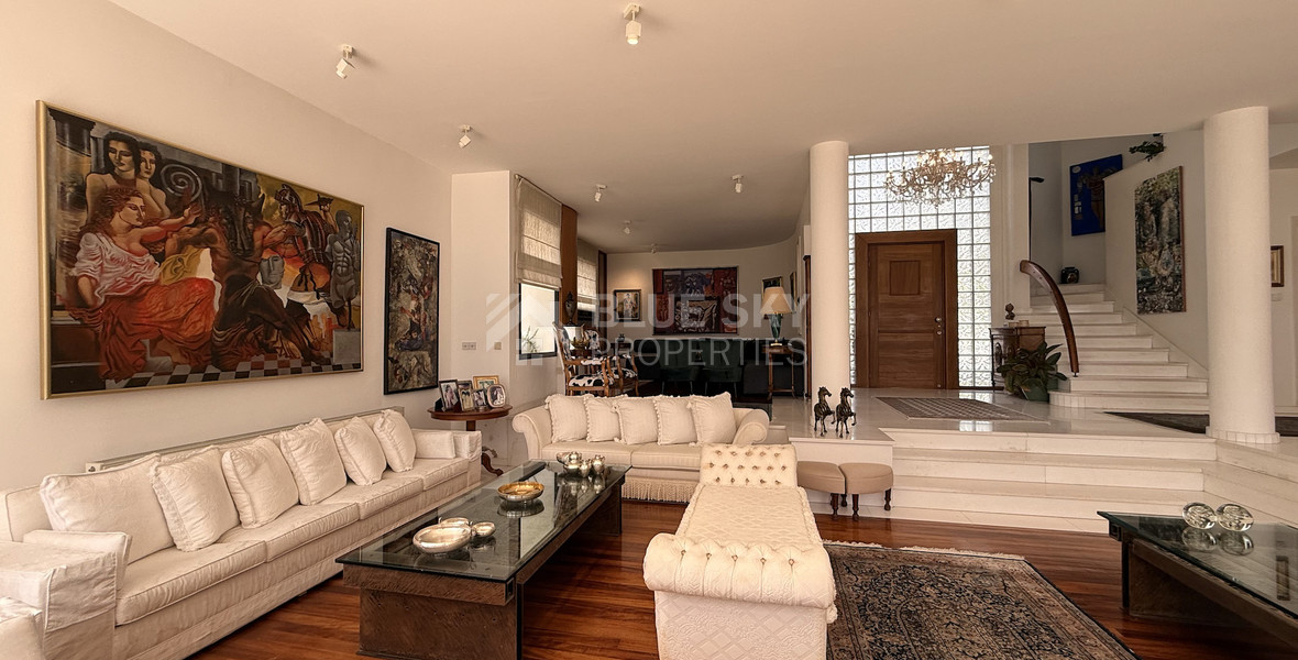 SALE: VILLA FOR SALE IN THE PRESTIGIOUS AREA OF GERMASOGIA OFFERING BEAUTIFUL SEA VIEWS WITH ELECTRIC DRIVE IN ENTRY.