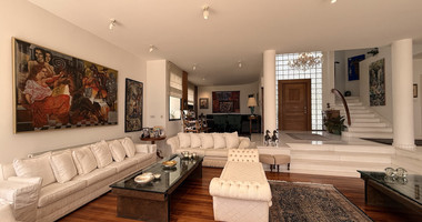 SALE: VILLA FOR SALE IN THE PRESTIGIOUS AREA OF GERMASOGIA OFFERING BEAUTIFUL SEA VIEWS WITH ELECTRIC DRIVE IN ENTRY.