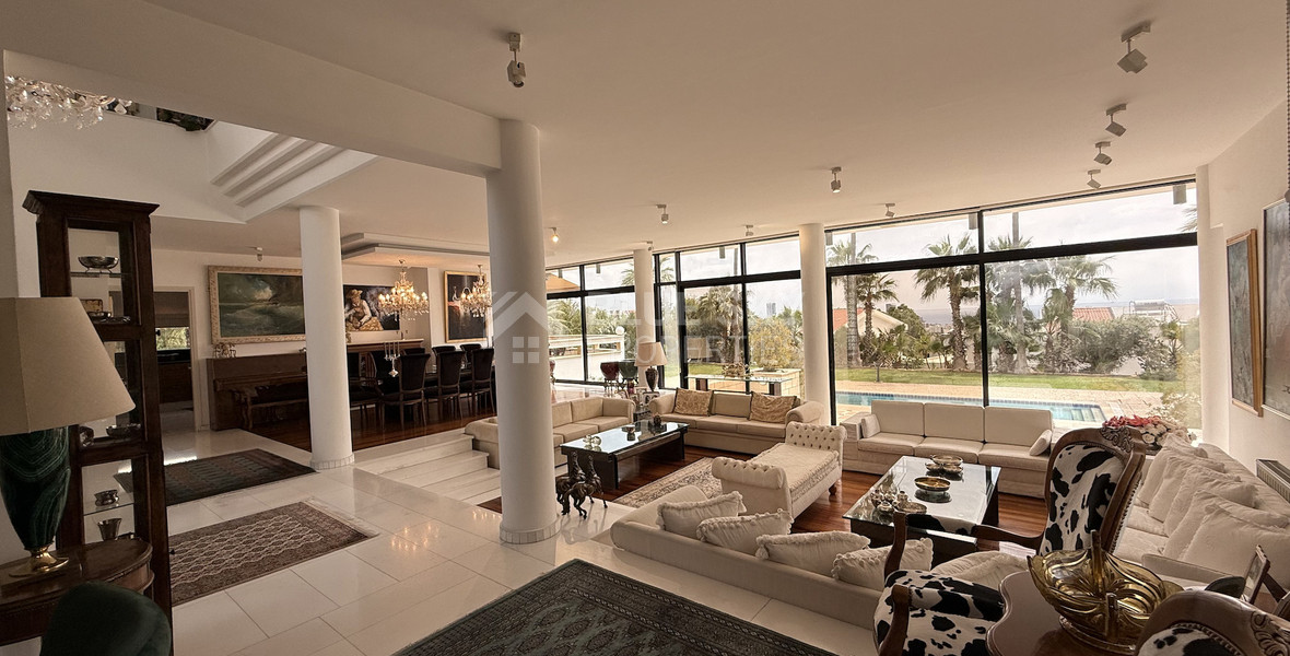 SALE: VILLA FOR SALE IN THE PRESTIGIOUS AREA OF GERMASOGIA OFFERING BEAUTIFUL SEA VIEWS WITH ELECTRIC DRIVE IN ENTRY.