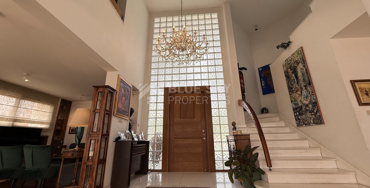 SALE: VILLA FOR SALE IN THE PRESTIGIOUS AREA OF GERMASOGIA OFFERING BEAUTIFUL SEA VIEWS WITH ELECTRIC DRIVE IN ENTRY.