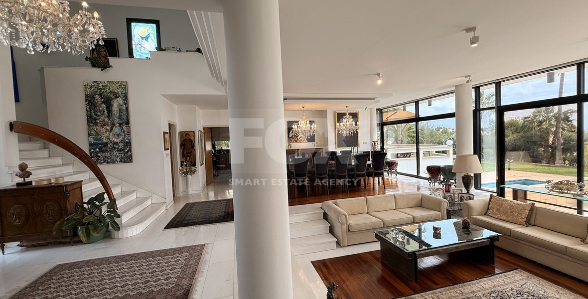 SALE: VILLA FOR SALE IN THE PRESTIGIOUS AREA OF GERMASOGIA OFFERING BEAUTIFUL SEA VIEWS WITH ELECTRIC DRIVE IN ENTRY.