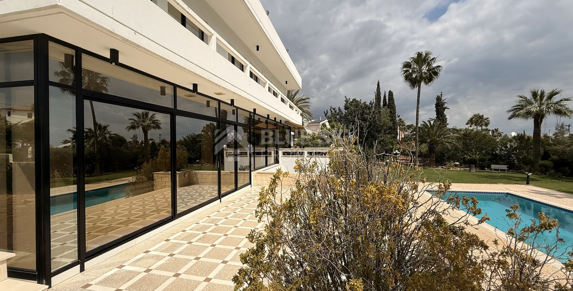 SALE: VILLA FOR SALE IN THE PRESTIGIOUS AREA OF GERMASOGIA OFFERING BEAUTIFUL SEA VIEWS WITH ELECTRIC DRIVE IN ENTRY.