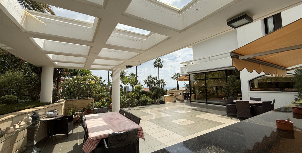 SALE: VILLA FOR SALE IN THE PRESTIGIOUS AREA OF GERMASOGIA OFFERING BEAUTIFUL SEA VIEWS WITH ELECTRIC DRIVE IN ENTRY.