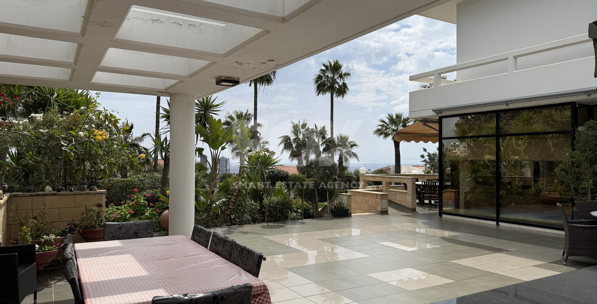 SALE: VILLA FOR SALE IN THE PRESTIGIOUS AREA OF GERMASOGIA OFFERING BEAUTIFUL SEA VIEWS WITH ELECTRIC DRIVE IN ENTRY.