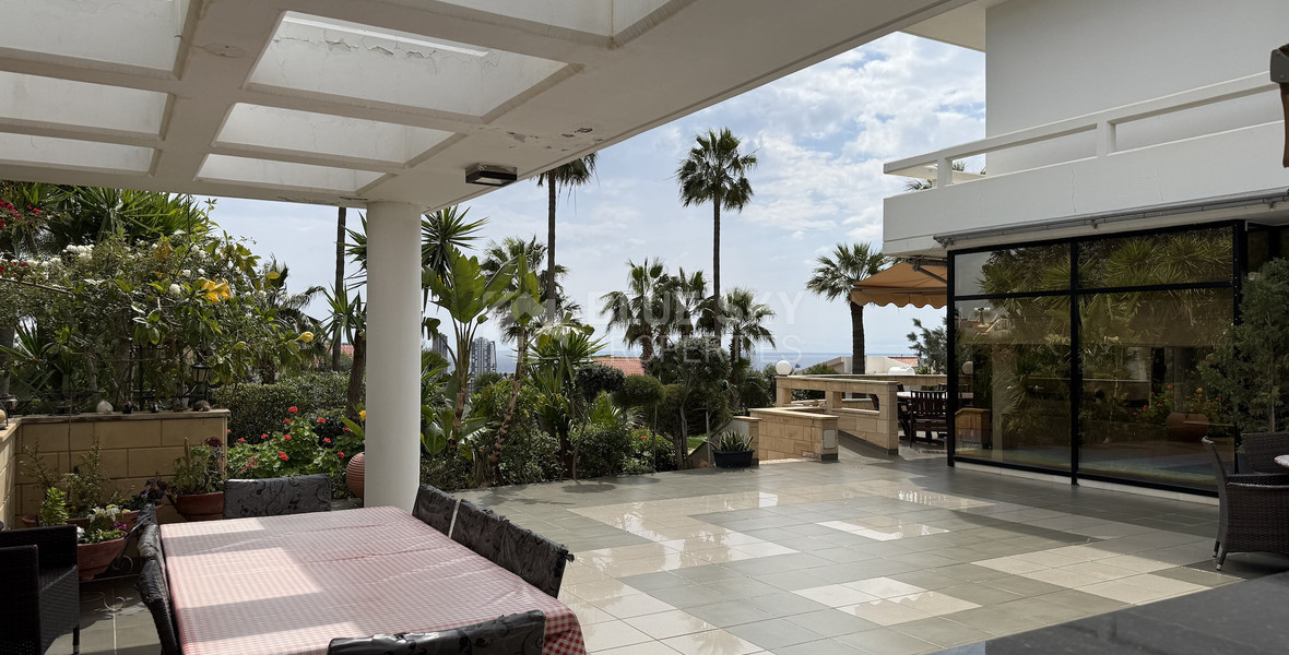 SALE: VILLA FOR SALE IN THE PRESTIGIOUS AREA OF GERMASOGIA OFFERING BEAUTIFUL SEA VIEWS WITH ELECTRIC DRIVE IN ENTRY.