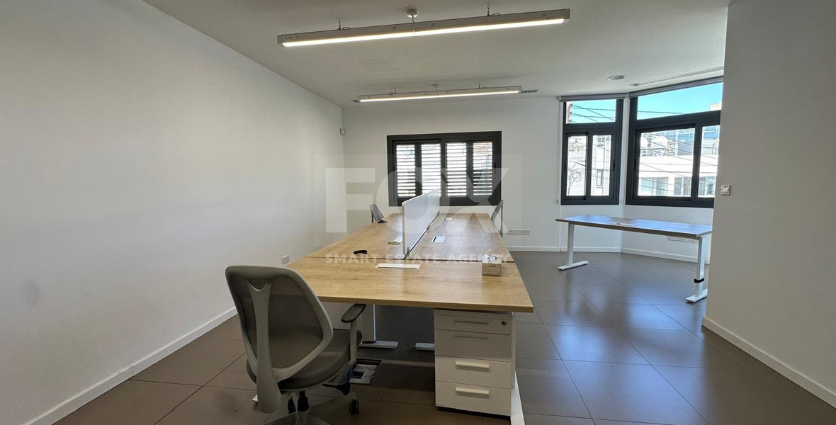 Fully Renovated Office for Rent in the Heart of Limassol – Prime Location