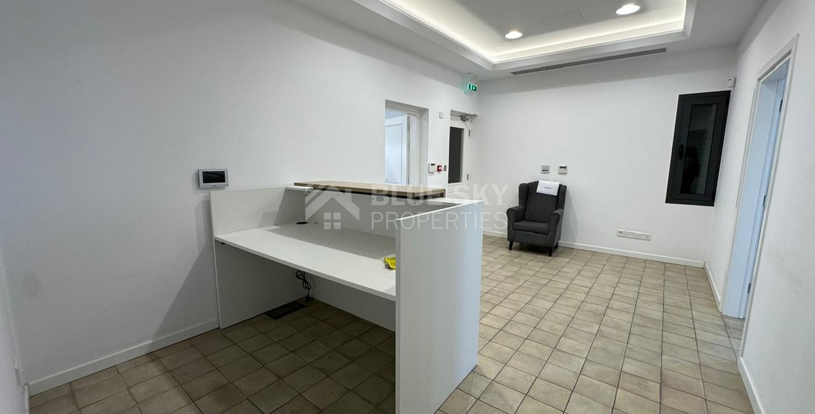Fully Renovated Office for Rent in the Heart of Limassol – Prime Location