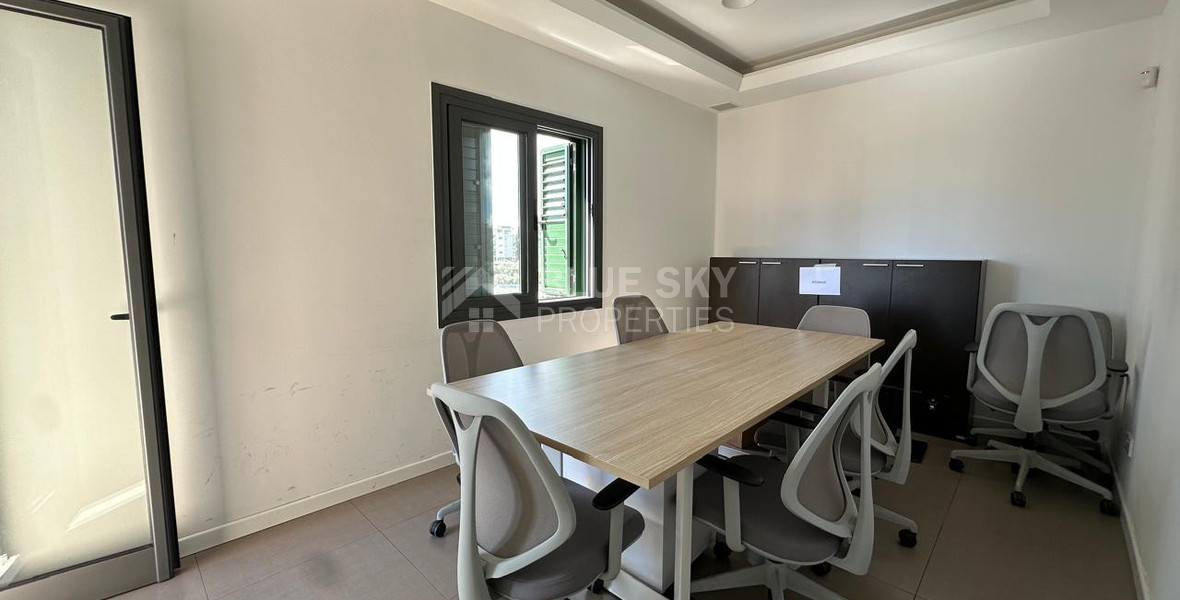 Fully Renovated Office for Rent in the Heart of Limassol – Prime Location