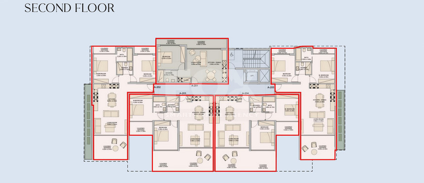Luxury Mediterranean Living in Prime Paphos | Three bedroom modern apartment with Resort-Style Amenities for sale in Universal area