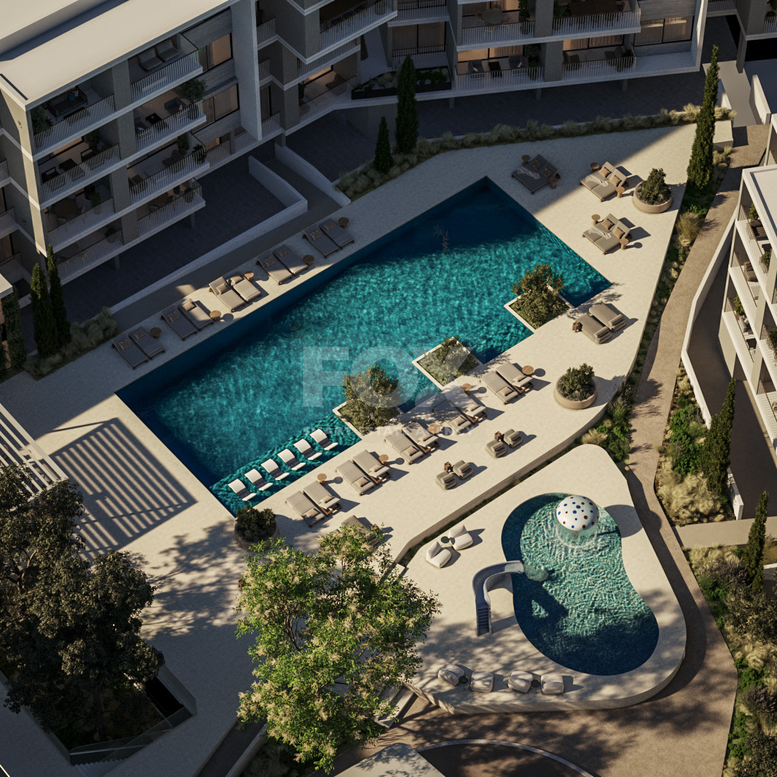 Luxury Mediterranean Living in Prime Paphos | Three bedroom modern apartment with Resort-Style Amenities for sale in Universal area