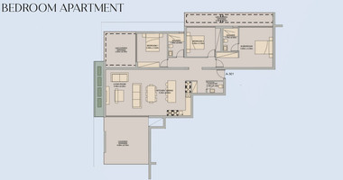 Luxury three Bedroom Apartment with Full Resort Facilities in Universal Area, Paphos for sale