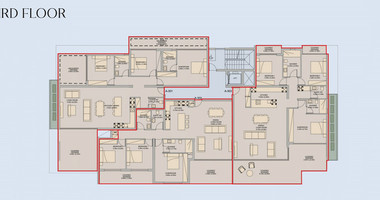 Luxury three Bedroom Apartment with Full Resort Facilities in Universal Area, Paphos for sale