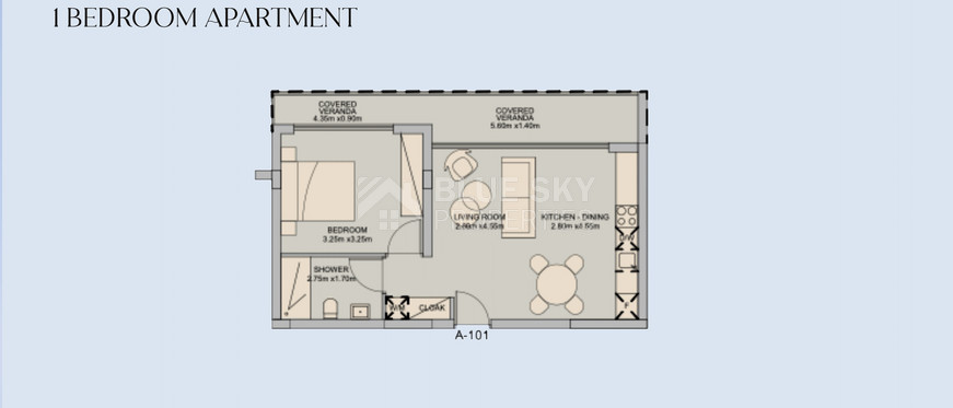 Modern Two Bedroom Apartment in Popular Universal Area, for sale