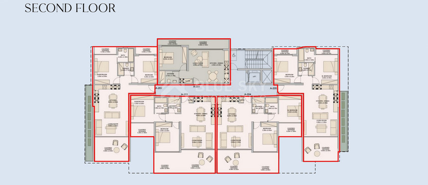 Three bedroom modern apartment with Resort-Style Amenities for sale in Universal area for sale.