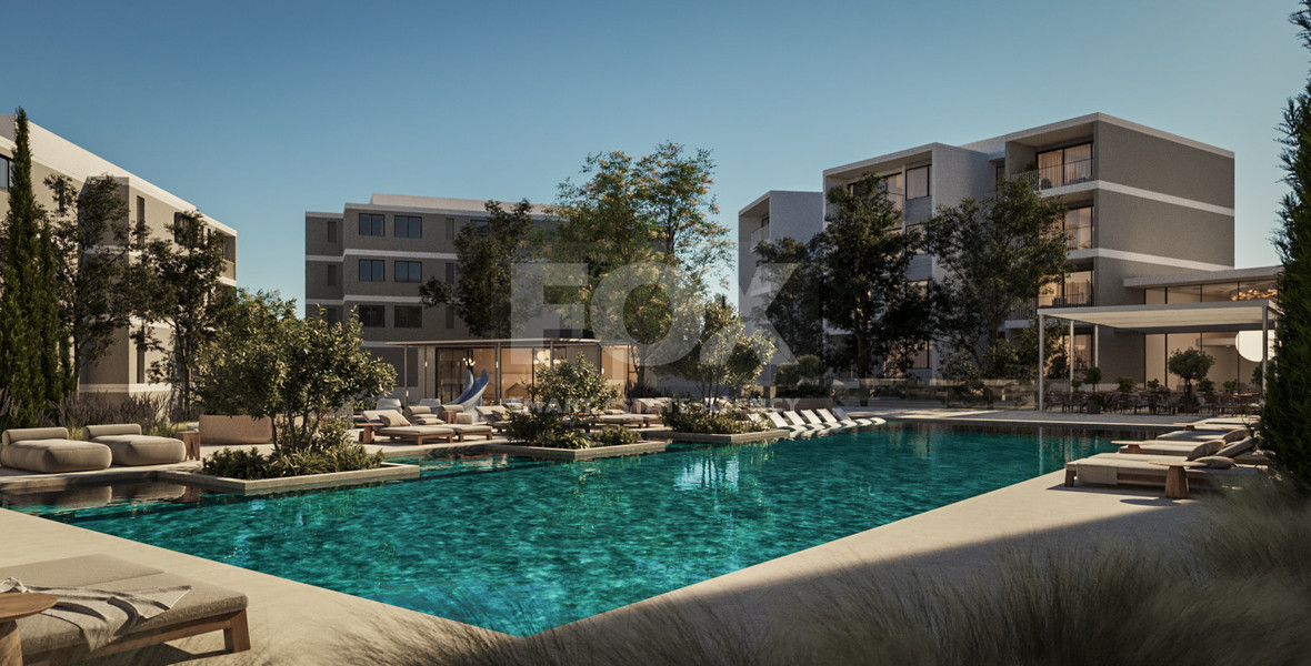 Luxury Mediterranean Living in Prime Paphos | Three bedroom modern apartment with Resort-Style Amenities for sale in Universal area