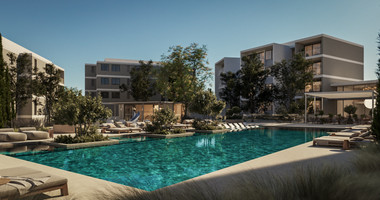 Luxury Mediterranean Living in Prime Paphos | Three bedroom modern apartment with Resort-Style Amenities for sale in Universal area