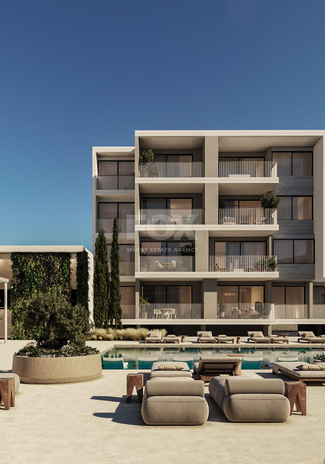 Luxury Mediterranean Living in Prime Paphos | Three bedroom modern apartment with Resort-Style Amenities for sale in Universal area