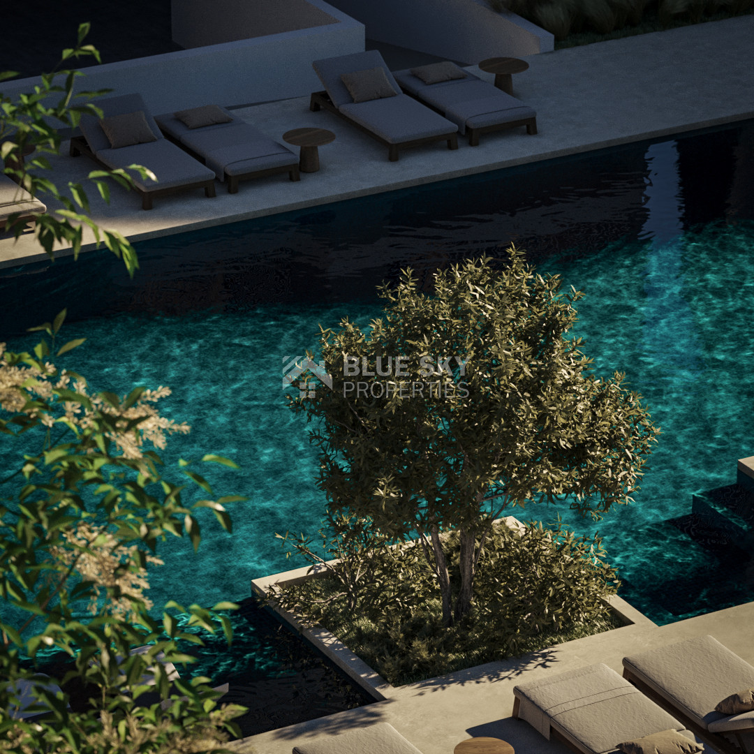 Luxury Mediterranean Living in Prime Paphos | Three bedroom modern apartment with Resort-Style Amenities for sale in Universal area