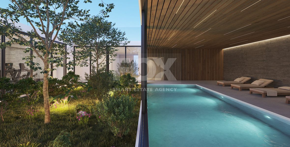 Luxury Mediterranean Living in Prime Paphos | Three bedroom modern apartment with Resort-Style Amenities for sale in Universal area
