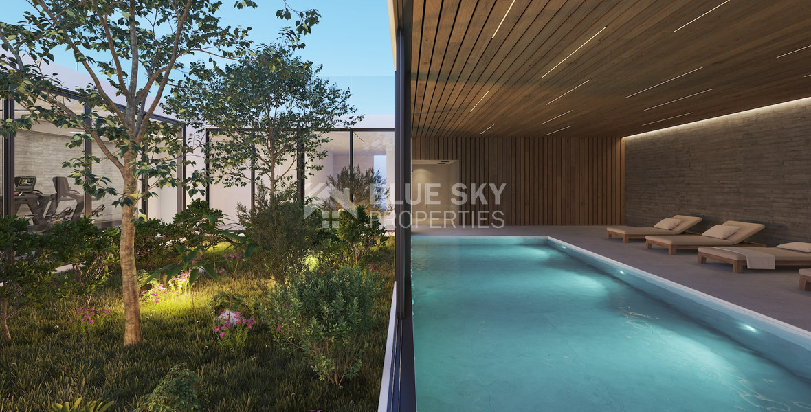 Luxury Mediterranean Living in Prime Paphos | Three bedroom modern apartment with Resort-Style Amenities for sale in Universal area