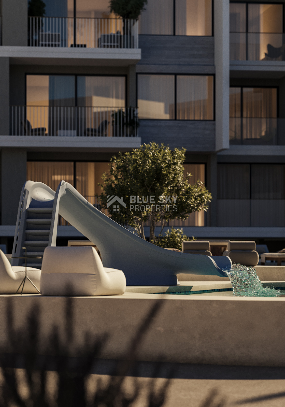 Luxury Mediterranean Living in Prime Paphos | Three bedroom modern apartment with Resort-Style Amenities for sale in Universal area