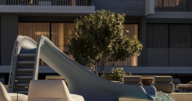 Luxury Mediterranean Living in Prime Paphos | Three bedroom modern apartment with Resort-Style Amenities for sale in Universal area