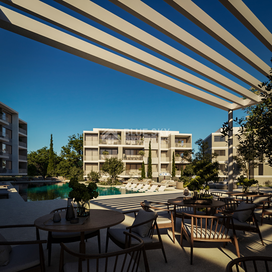 Luxury Mediterranean Living in Prime Paphos | Three bedroom modern apartment with Resort-Style Amenities for sale in Universal area
