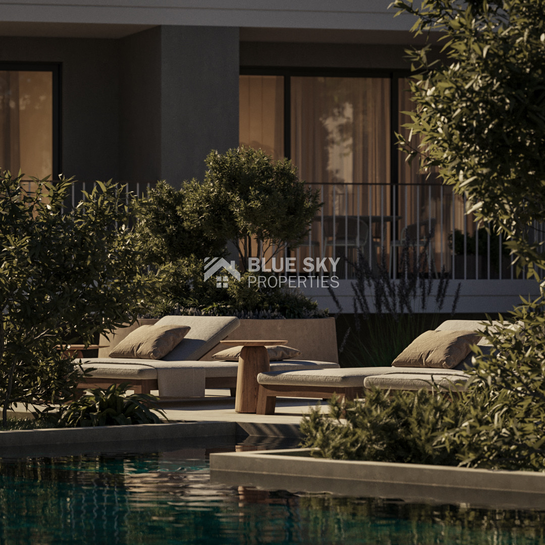 Luxury Mediterranean Living in Prime Paphos | Three bedroom modern apartment with Resort-Style Amenities for sale in Universal area